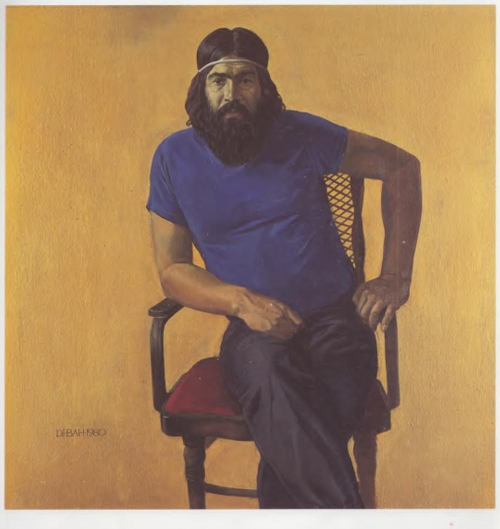 Portrait of Artist Vyacheslav Akhunov - Bahodir Jalolov