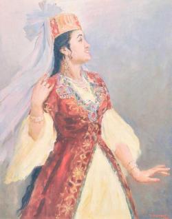 Xalq artisti M.Tursunbayeva portreti