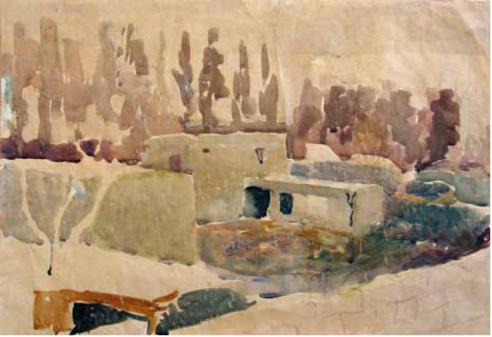 Margilan Courtyard - Damir Ruzibayev