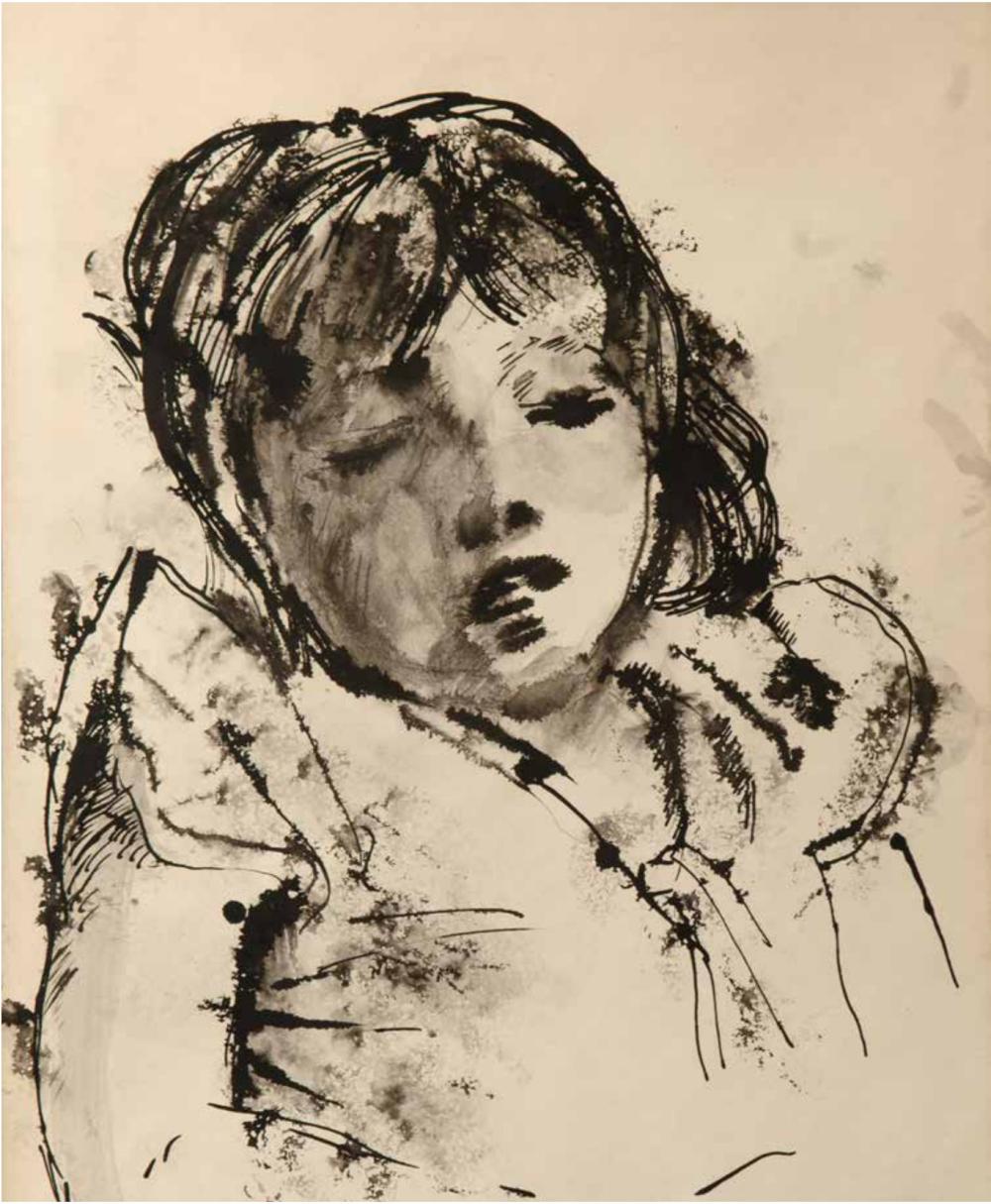 Portrait of Daughter Shoira - Damir Ruzibayev