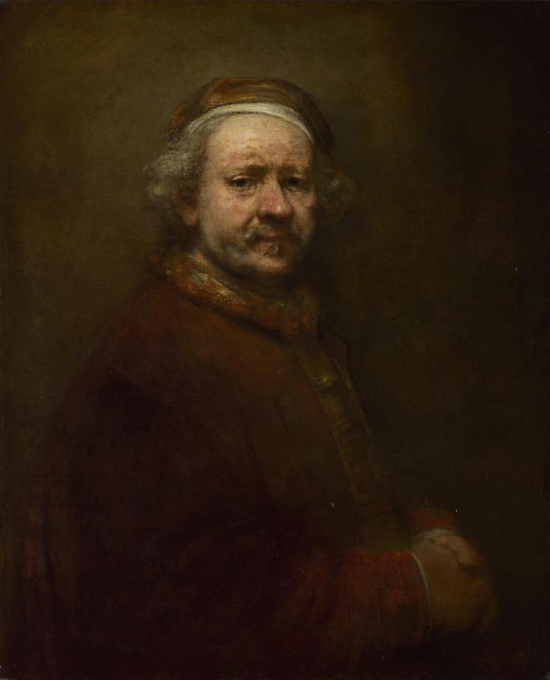 Рембрант - Автопортрет в возрасте 63 лет