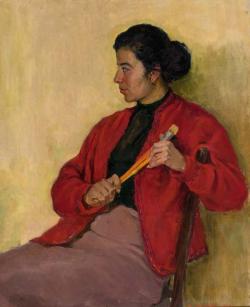Portrait of the artist rano ismatova