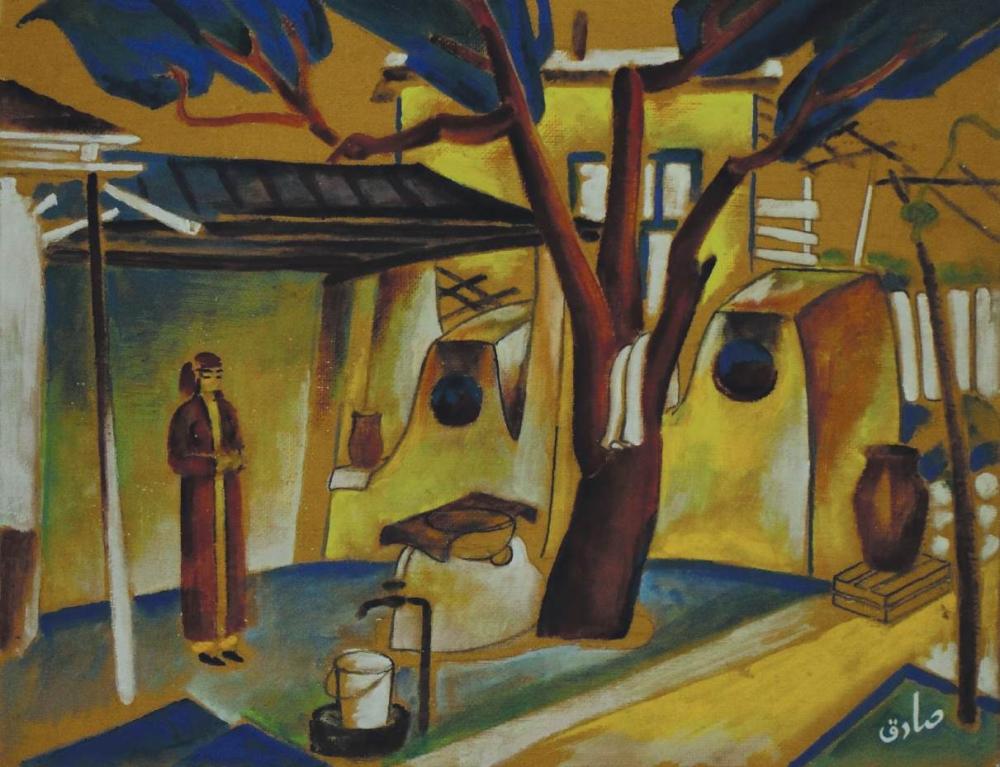 Courtyard with Two Tandyrs - Sodiq Rahmsnov